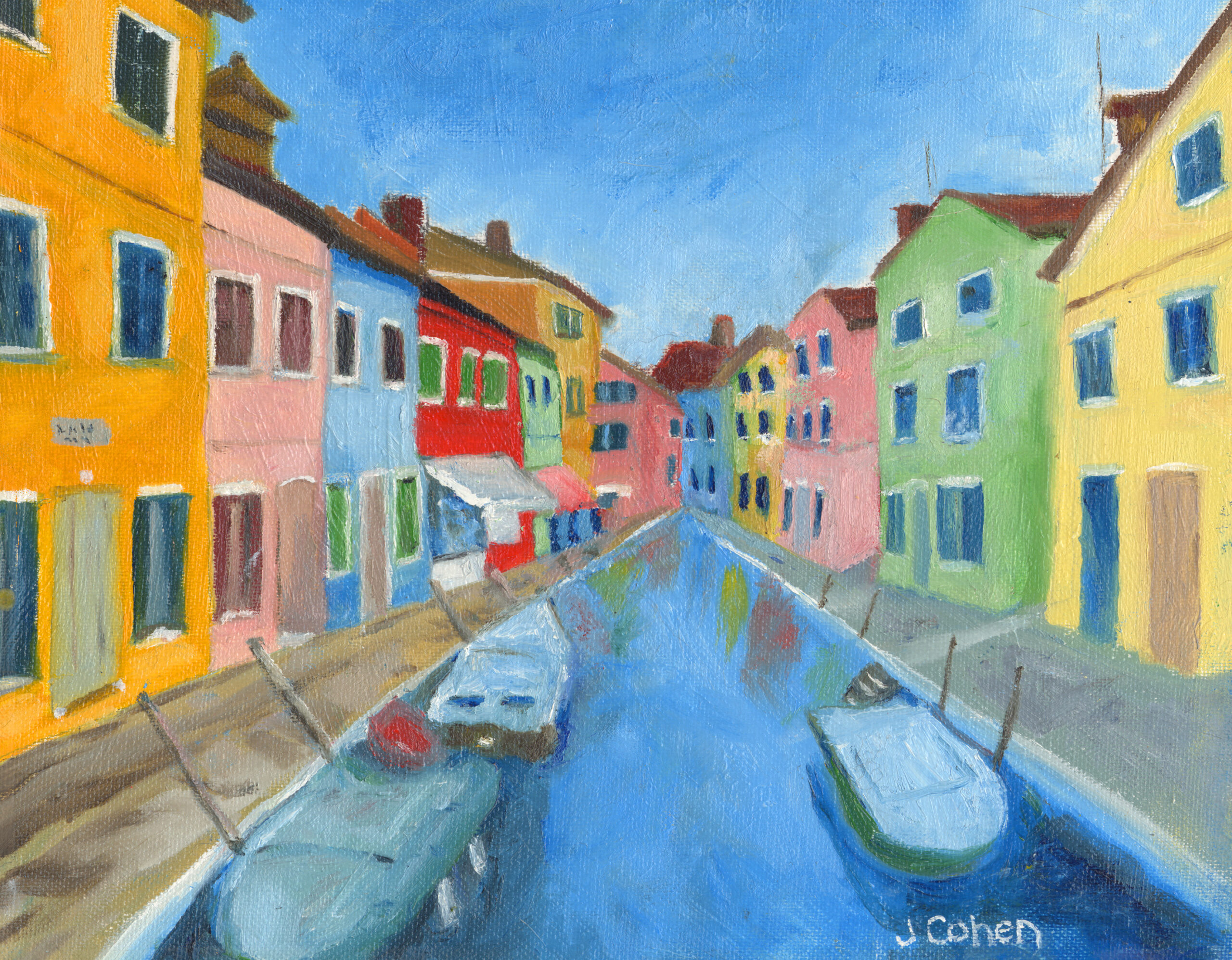 <span style="font-size: 0.90em;">Finding Color (Burano)<br><span style="font-size: 0.85em;">8" x 10"</span>